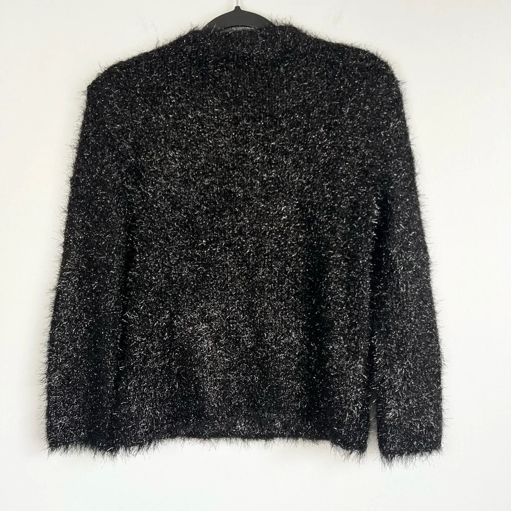 Tory Burch Size S • Mockneck Knit Sweater Black.